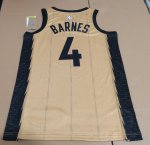 Maillot de Basket #4 Barnes Toronto Raptors 23-24 city gold Imprimé